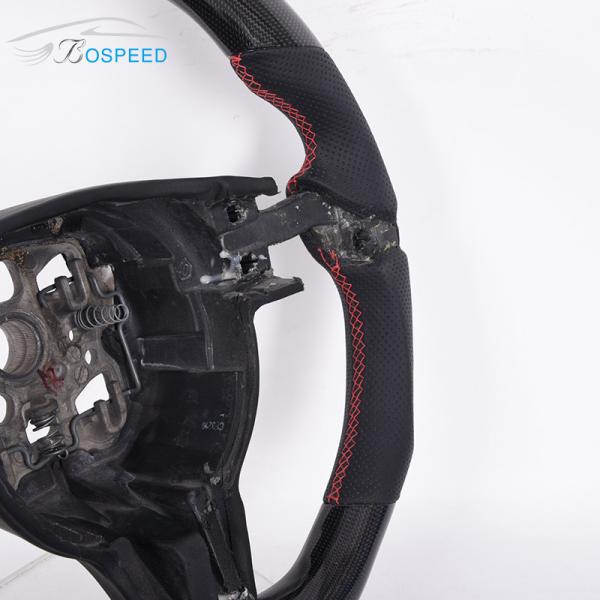 36cm Stiching Porsche 996 Alcantara Steering Wheel Red Stripe