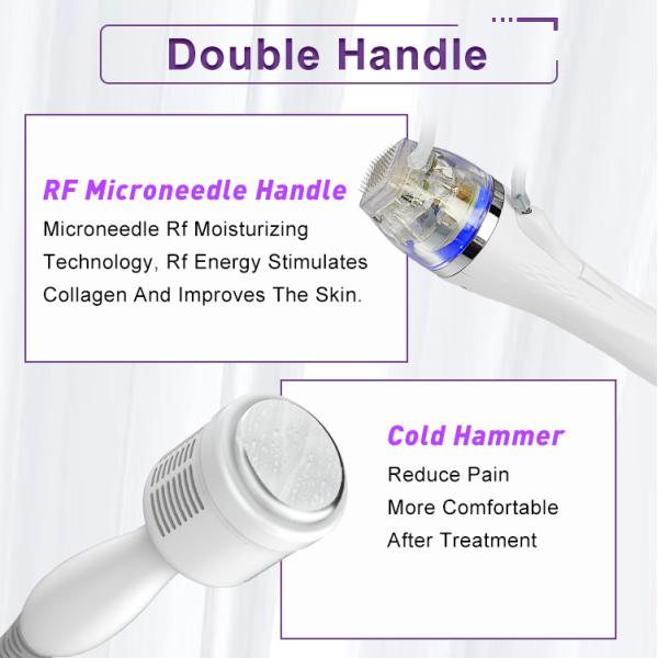 Gold Micro Needling With Radio Frequency Fractional Portable Rf Microneedling Machine For Face Beauty Device