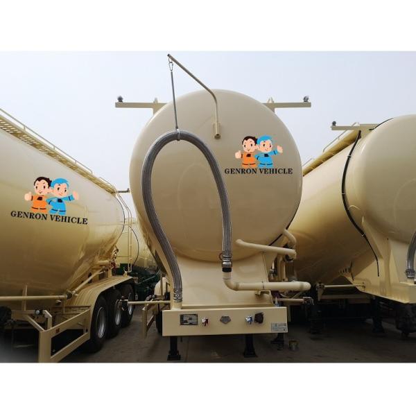 Buy Tri Axle ABS Locking Mild Steel 40t Cement Bulker Trailer at wholesale prices