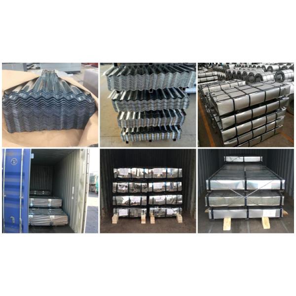 Zinc Roof Panels Color Coated Iron Corrugated Galvalume Steel 700-2000MM