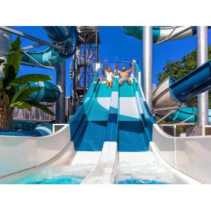 Quality Amusement Park Rides Swimming Pool Equipment Sea Water Fiberglass Slide for sale