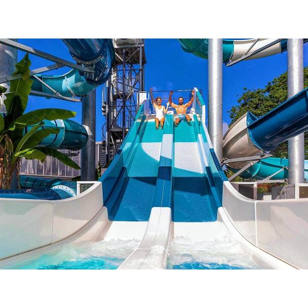 Amusement Park Rides Swimming Pool Equipment Sea Water Fiberglass Slide