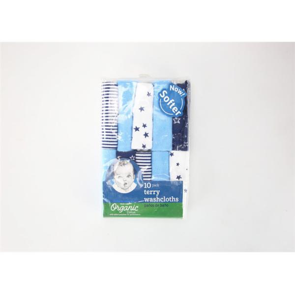 Buy Soft And Luxurious Baby Bath Washcloths 80% Organic Cotton 20% Polyester at wholesale prices