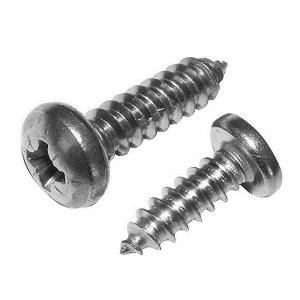 Cross Recessed Pan Head Stainless Steel Self Tapping Screws Zinc Plated Type