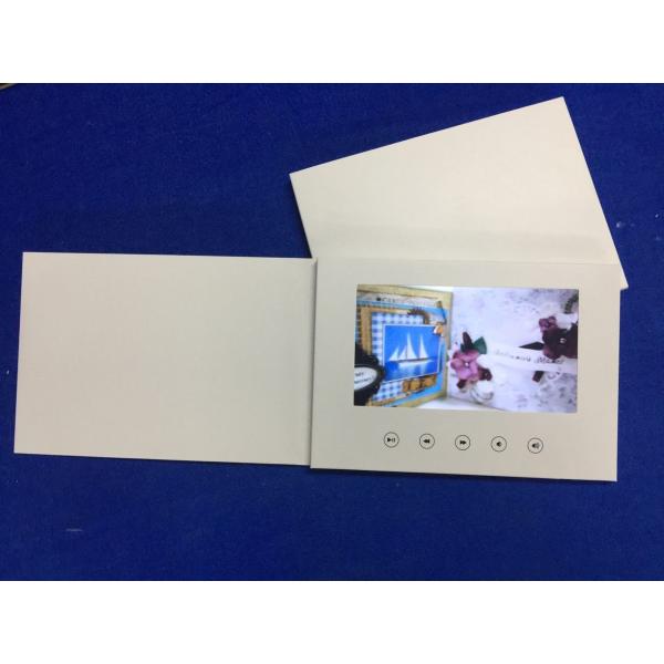2019 custom greeting cards 7inch screen size video brochure card personalized