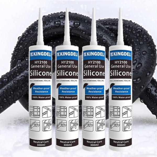 ISO9001 Neutral Silicone Sealant Transparent Aquarium Glass Silicone Sealant