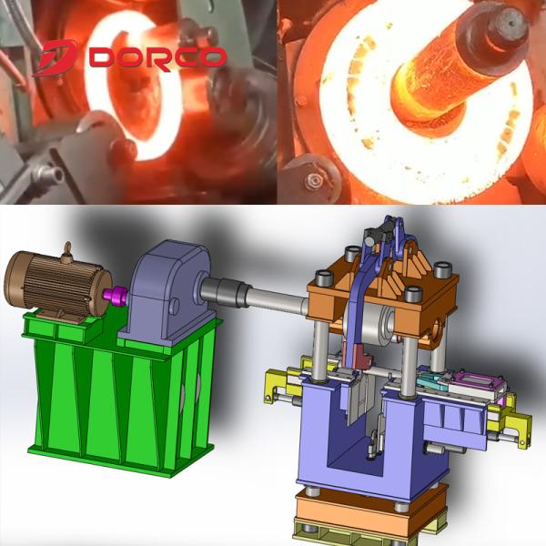 Customizable Vertical Ring Rolling Machine Four Column Frame Structure Stable