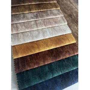 100% Polyester Velvet Sofa Fabric Printed Embossed Velvet Fabric Sofa Fabric