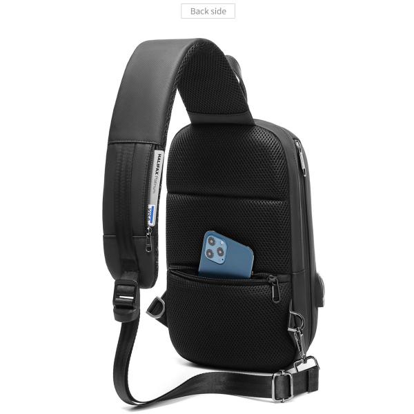 Wholesale customized logo fashion Men Sling Bag Luxury Mini chest Crossbody Bag Small Messenger Bag Crossbody For Men