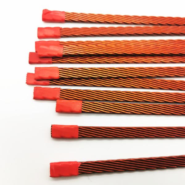 0.2mm Enamelled Copper Wire Ctc Continuously Transposed Conductor Rectangular / Flat