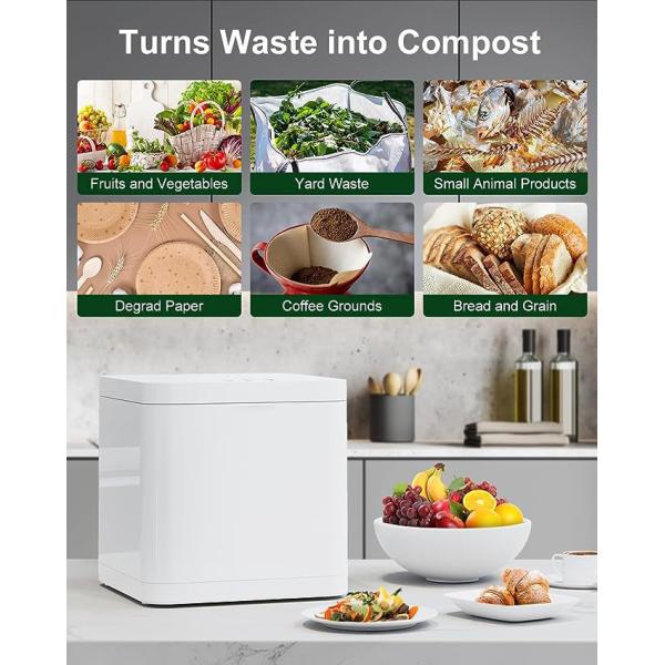 Buy Desktop Kitchen Composter Machine Eco Friendly With Air Switch Control at wholesale prices