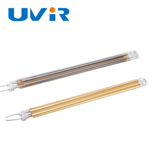 2000W Gold Plated Medium Wave Infrared Heating Lamp 380V