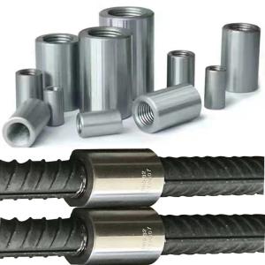 China 12mm 16mm 20mm Threaded Rebar Coupler Mechanical Rod Connector on sale