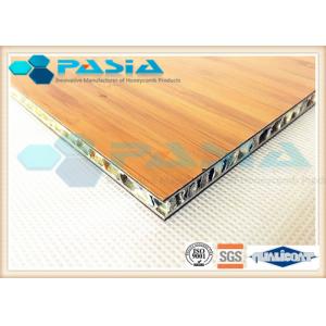 Bamboo Veneer Composite Aluminum Faced Panels Soundproof Antirust