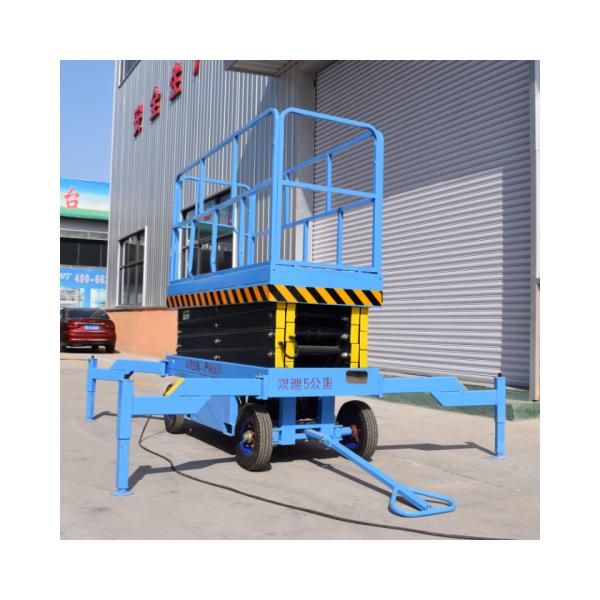 Self-propelled Electric Scissor Lift 2-13.8M 320KG Safe and reliable aerial work Platform For Warehouse And Clean Buildings