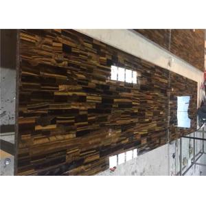 Quality Polishing Artificial Semi Precious Stone Slabs Dark Tiger Eye Gemstone for sale