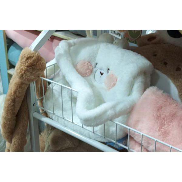 Plush toys stuffed toys white bags fashionable influencers soft portable bags holiday gifts animals cartoon cute toy