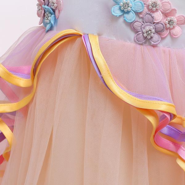 1.5M 59in Children'S Dress Up Costumes Unicorn Tutu Dress For 3 Years Girls