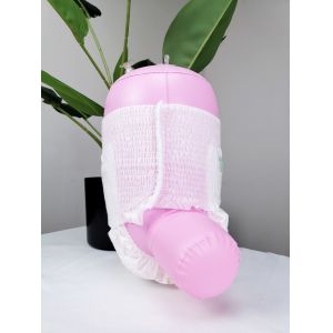 Soft Touching Top Suface Disposable Baby Diaper Printed With Reusable Magic Tape