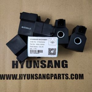Hyunsang Excavator Electrical Parts Valve XKAL-00050 XKAL-00048 For R210LC