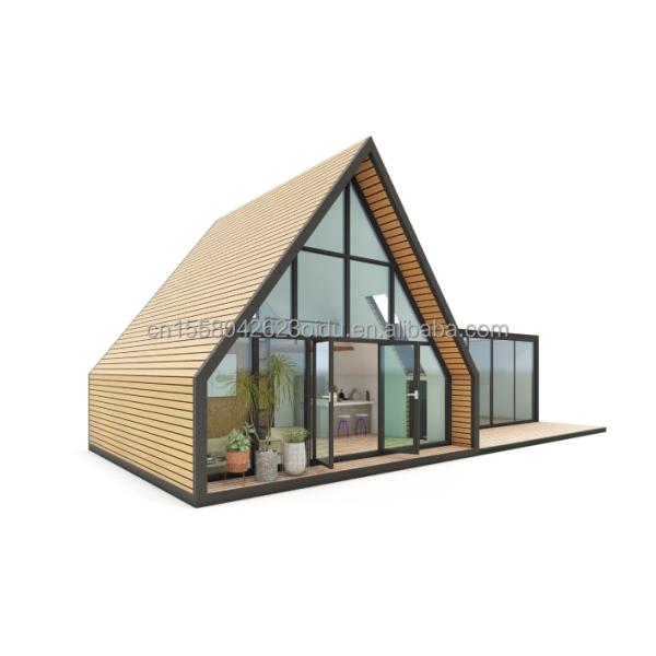 Modern Steel Frame Galvanized Steel Bending 180g Tiny Prefab House for Family Vacations or Hotel