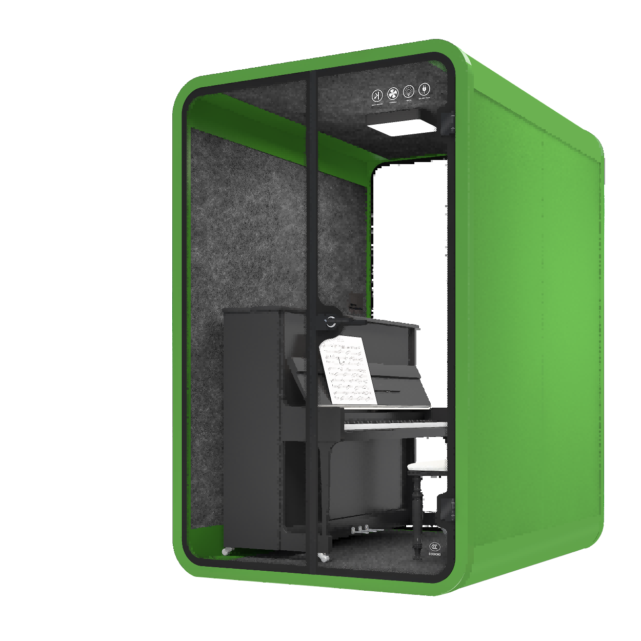 Acoustic Recording Pods Quick Assembly Noise Cancelling Booth Versatile