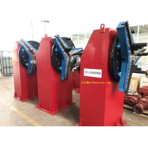 2 Ton Head Tail Stock Rotary Welding Positioner With Chuck, Handbox And Foot
