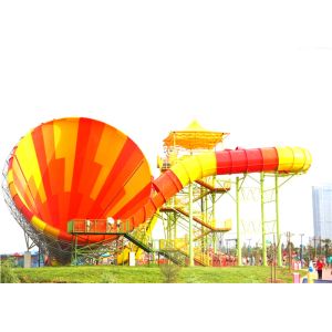 Aqua Amusement Super Tornado Water Slide 18m Platform Height