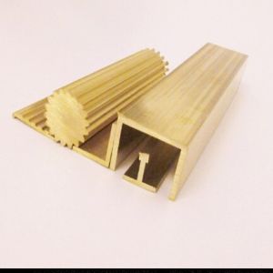 Rustproof Architectural Brass Hardware , C38500 Copper Alloy Hardware Sections