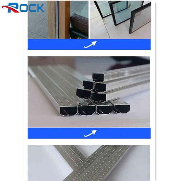 No Corrosion Shinning Surface No Scratches Aluminum Spacer Bar For Windows Door
