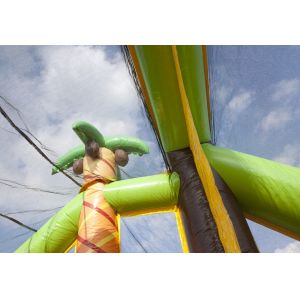 Mega Run Kids Inflatable Obstacle Course Games With Climbing Wall