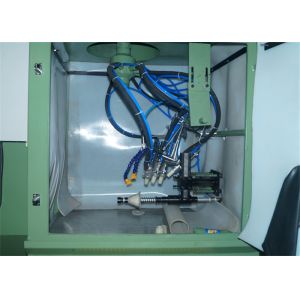 Oil Pipe Pin Thread Automatic Blasting Machine , Movable Blast Cleaning