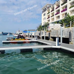 Marine Aluminum Floating Dock WPC Decking Finger Dock Float Pontoon