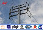 Waterproof Galvanized Steel Pole For 110v Electrical Distribution Line Project