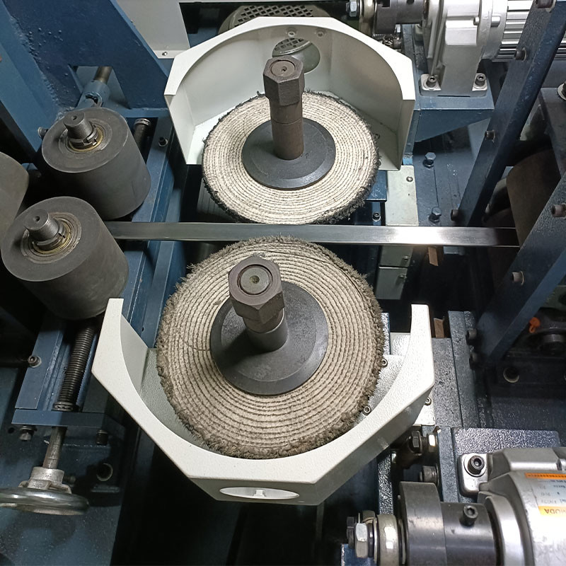 4 Heads Square Stainless Steel Tube Polishing Machine High Efficiency