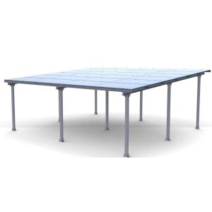 Waterproof Carbon Steel Aluminum Structures Solar Carport Mounting Systems