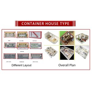 Customized Color Apartment Folding Modular House Office Prefabricated Sip