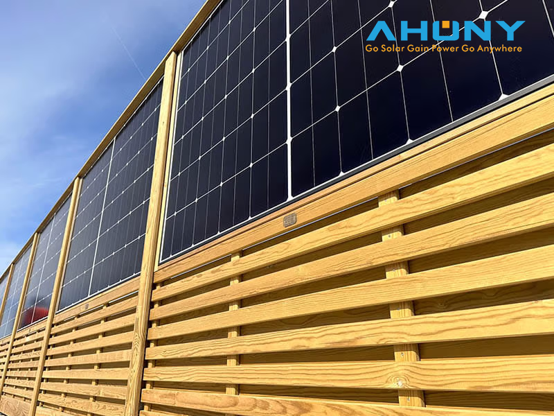 Vertical Bifacial Solar Fencing System Power Plant Solar PV Module for Home