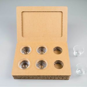 Custom Honeycomb Cardboard Cosmetic Packaging Box with Logo Printing