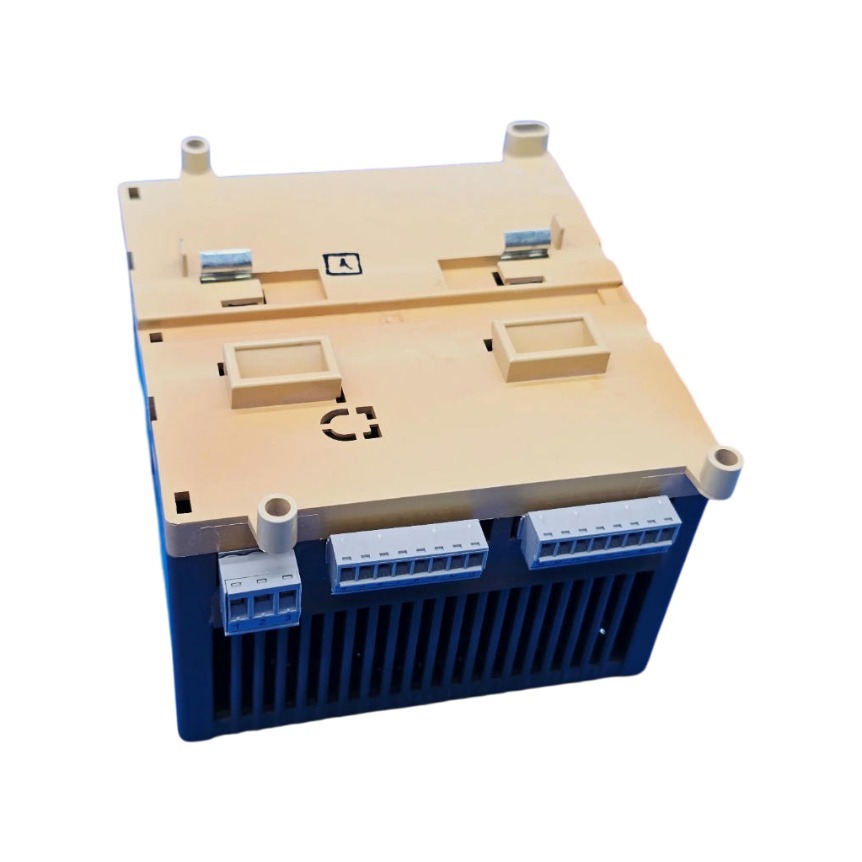 ABB 07AC91-AD2 Analog Input Output Module side view with connections