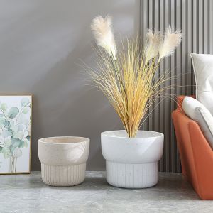 Chic Fiber Clay Planter Elevate Your Plant Display with Minimalist Design