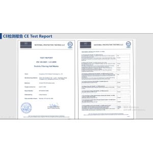 Nonwoven Disposable Protective Mask KN95 Folding Half Face Without Valve