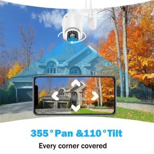 Durable Wireless IR Security Camera , 5X Zoom WiFi Night Version CCTV Camera