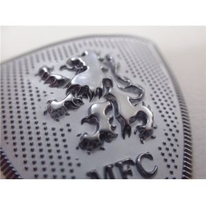 Embossed Silver TPU 0.7mm Custom Clothing Patches