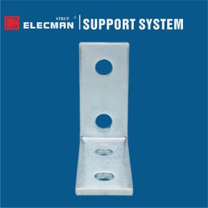 4 Hole Strut Angle Fittings 90 Degree Strut Bracket Galvanized Steel