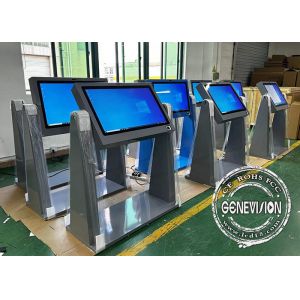 32" Pcap Touch Screen Outdoor Kiosk For Wheelchair , Adjustable Viewing Angle