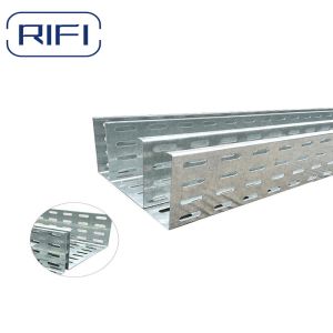 Wire Mesh Tray Cable Wire Perforated Cable Tray 50-200mm Height