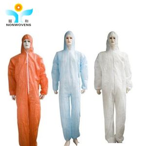 Waterproof Disposable Medical Coverall Non Woven Protective Clothes