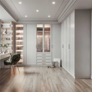 Knocked Down Wardrobe Bedroom Furniture With Sintered Stone Door