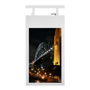 55'' Hanging Double Sided Commercial Digital Signage Displays Ultra High